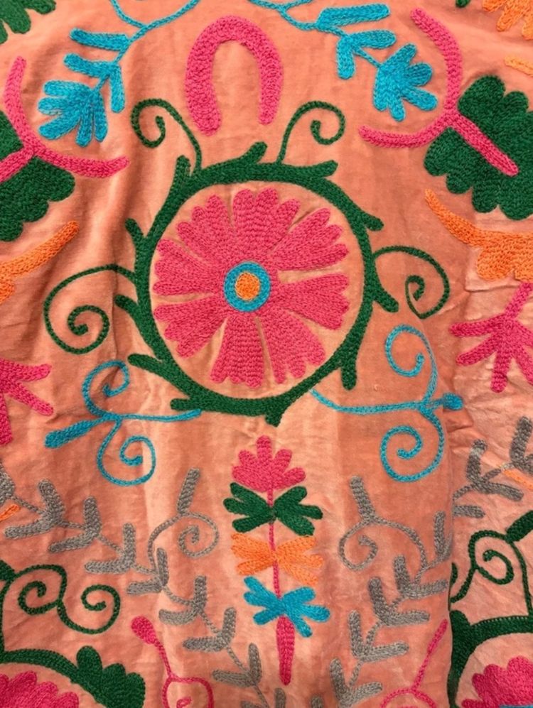 Pink Velvet Suzani Jacket image 3